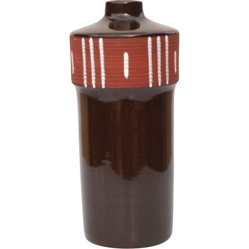 Vase vintage en céramique de type K5 pour Keralit Litomyšl, Tchécoslovaquie 1960