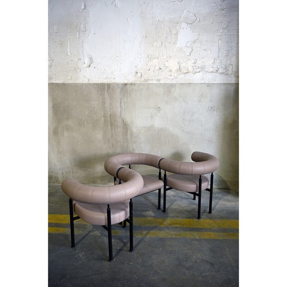 Image 1 of Ensemble de 3 fauteuils Cobra EJ900 vintage par Erik Jørgensen pour Erik Jørgensen Møbelfabrik, 1980