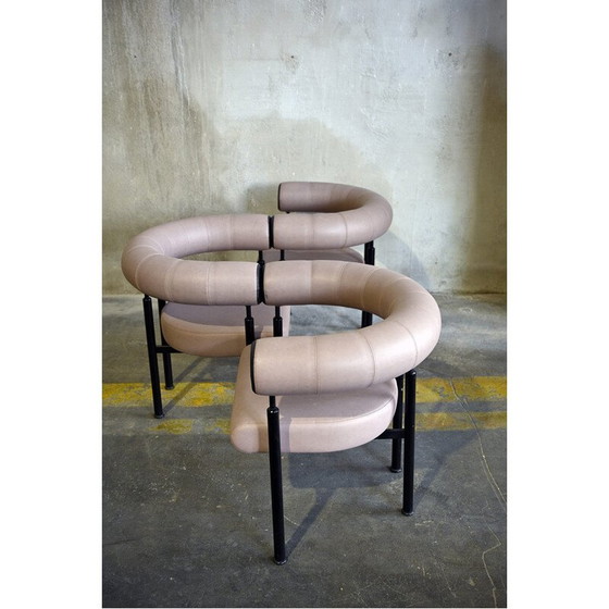 Image 1 of Ensemble de 3 fauteuils Cobra EJ900 vintage par Erik Jørgensen pour Erik Jørgensen Møbelfabrik, 1980
