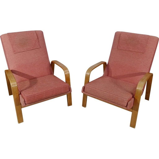 Paire de fauteuils scandinaves vintage, 1970
