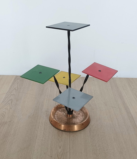 Image 1 of Table à plantes des années 60 avec cinq étagères