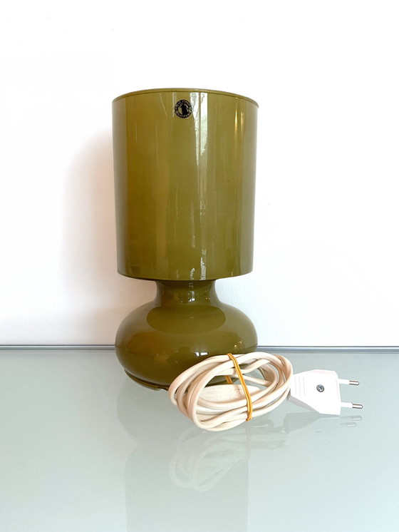 Image 1 of Lampe à poser Ikea Lykta vert mousse