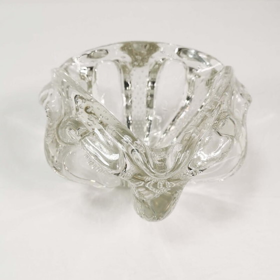Image 1 of Cendrier vintage en verre, Suède années 1960