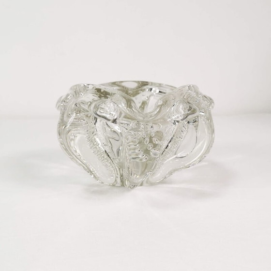 Image 1 of Cendrier vintage en verre, Suède années 1960