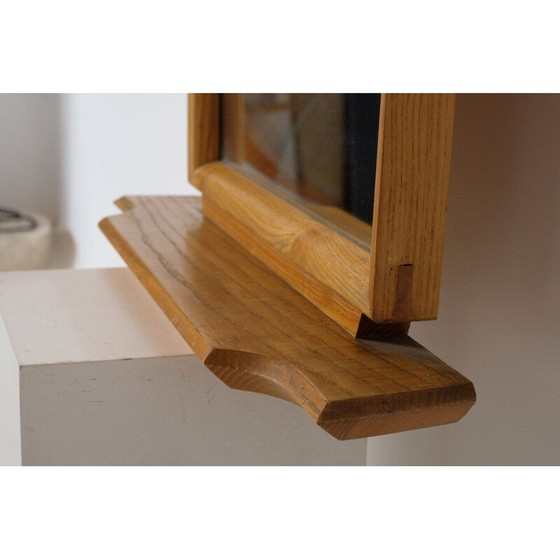 Image 1 of Miroir vintage en chêne massif, 1960