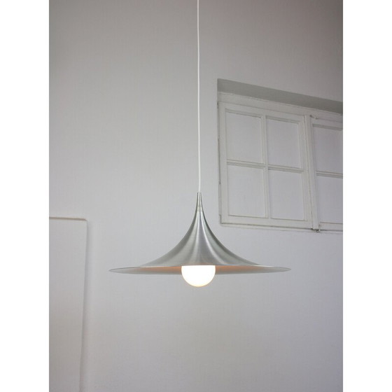 Image 1 of Lampe suspendue vintage en argent par Claus Bonderup & Torsten Thorup