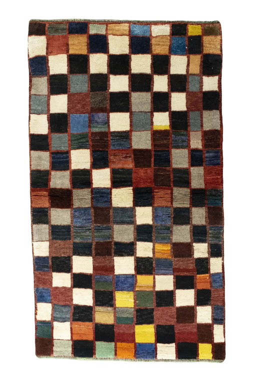 Tapis Gabbeh Nomade noué à la main - 180 X 103 cm