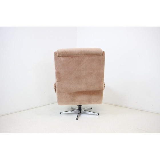 Image 1 of Fauteuil pivotant en cuir, Mid Century, Finlande 1970