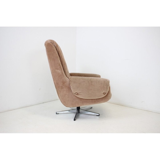 Image 1 of Fauteuil pivotant en cuir, Mid Century, Finlande 1970