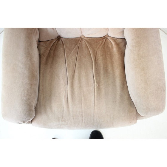 Image 1 of Fauteuil pivotant en cuir, Mid Century, Finlande 1970