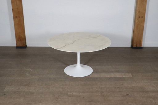 Table de salle à manger Tulip en marbre par Eero Saarinen pour Knoll, 1970S