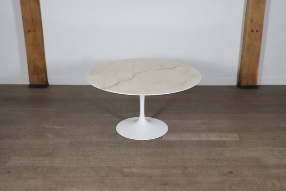 Image 1 of Table de salle à manger Tulip en marbre par Eero Saarinen pour Knoll, 1970S