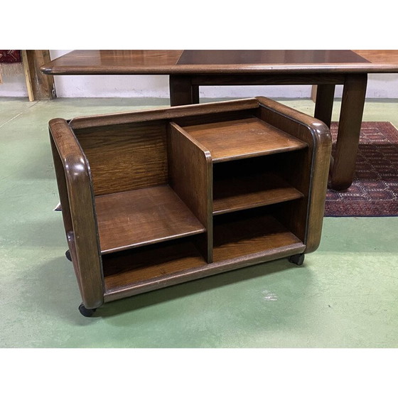 Image 1 of Bureau vintage avec armoire mobile en frêne par Burkhard Vogtherr pour Rosenthal, 1970