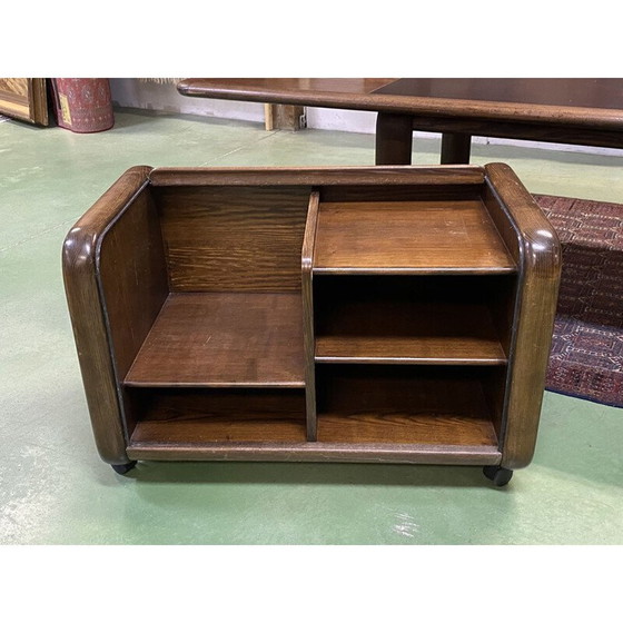Image 1 of Bureau vintage avec armoire mobile en frêne par Burkhard Vogtherr pour Rosenthal, 1970