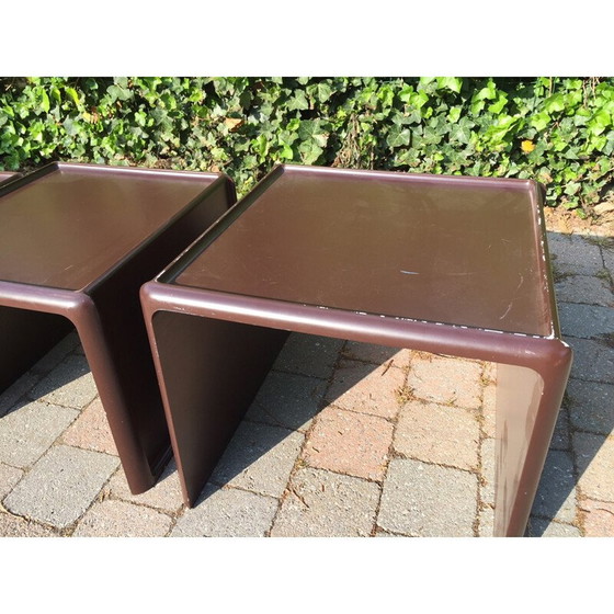 Image 1 of Tables gigognes vintage par Peter Ghyczy pour Horn Collection, 1970