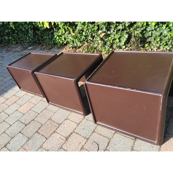 Image 1 of Tables gigognes vintage par Peter Ghyczy pour Horn Collection, 1970