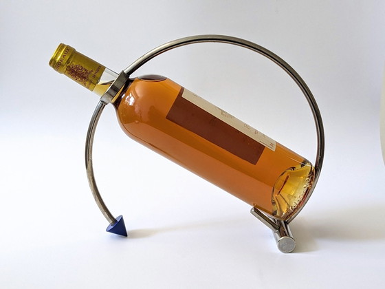 Image 1 of Porte bouteille de vin 1980's par Hogri Design | Memphis Style