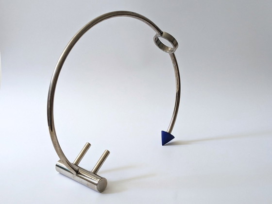 Image 1 of Porte bouteille de vin 1980's par Hogri Design | Memphis Style