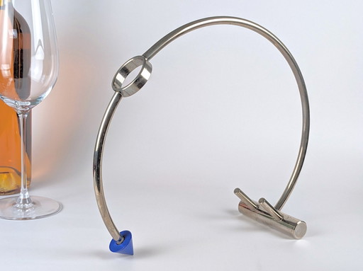 Porte bouteille de vin 1980's par Hogri Design | Memphis Style