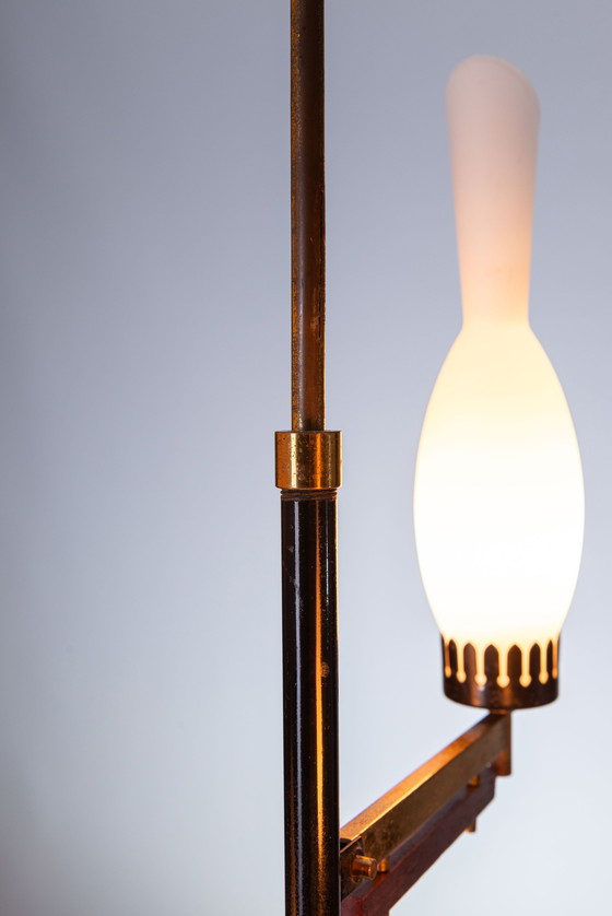 Image 1 of Grand lustre lumineux Mid Century