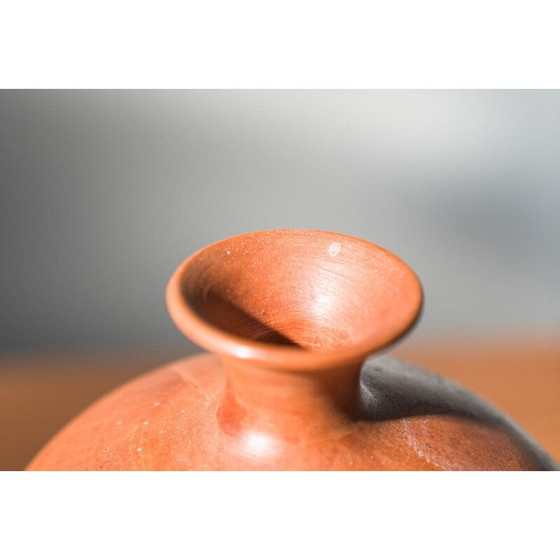 Image 1 of Paire de vases vintage en terre cuite, 1980-1990