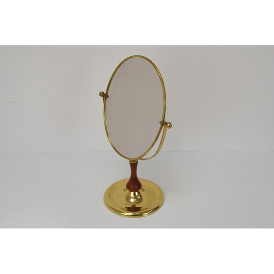 Image 1 of Miroir de table réglable du milieu du siècle, Tchécoslovaquie années 1960