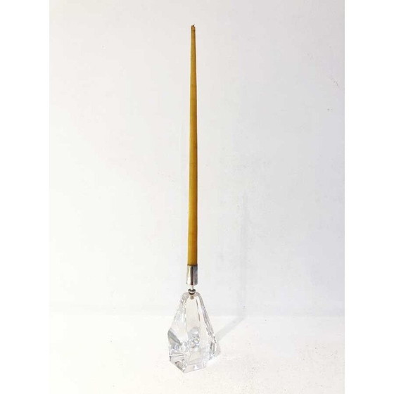 Image 1 of Chandelier vintage en cristal de Daum, France 1970