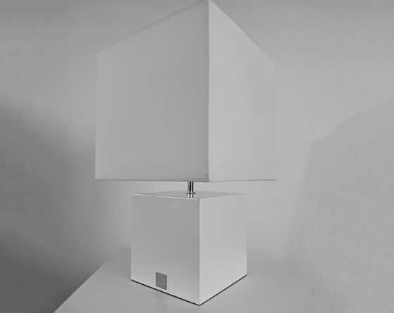 Image 1 of Lampe Moderniste Vintage • Cube • Jan Des Bouvrie • 1990