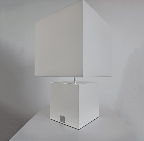 Image 1 of Lampe Moderniste Vintage • Cube • Jan Des Bouvrie • 1990