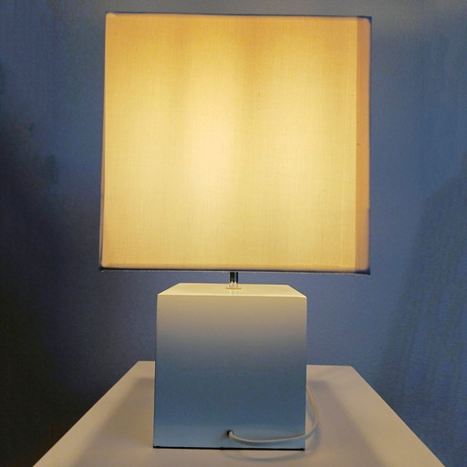 Lampe Moderniste Vintage • Cube • Jan Des Bouvrie • 1990