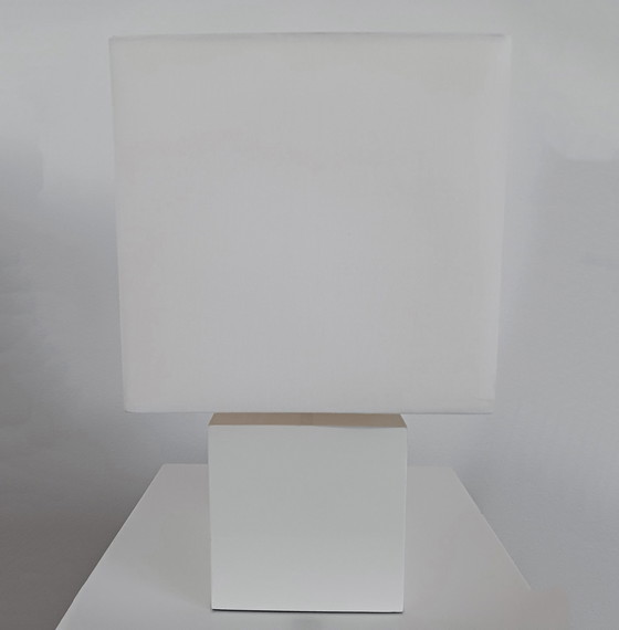 Image 1 of Lampe Moderniste Vintage • Cube • Jan Des Bouvrie • 1990