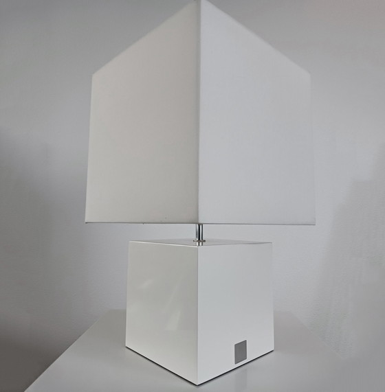 Image 1 of Lampe Moderniste Vintage • Cube • Jan Des Bouvrie • 1990
