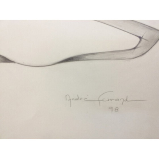 Image 1 of Tableau vintage "La ligne parfaite" d'André Ferrand