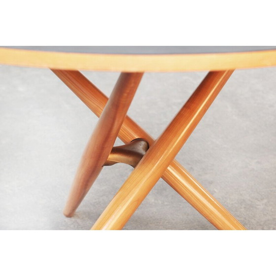 Image 1 of Table de salle à manger ronde vintage Mod. Table Ess-Tee par Jurg Bally pour Wohnhilfe, Suisse 1951s