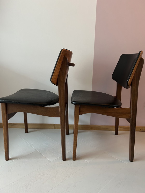 Image 1 of Ensemble de deux chaises danoises de style Mid Century