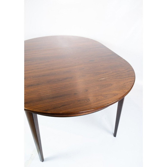 Image 1 of Table de salle à manger vintage en bois de rose par Omann Junior 1960s