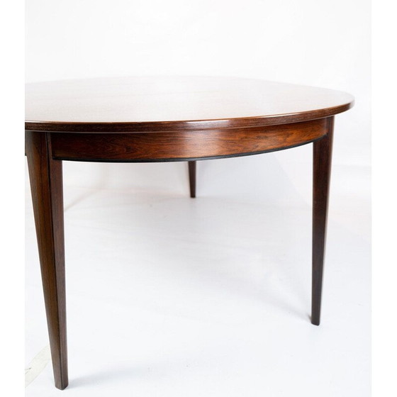 Image 1 of Table de salle à manger vintage en bois de rose par Omann Junior 1960s