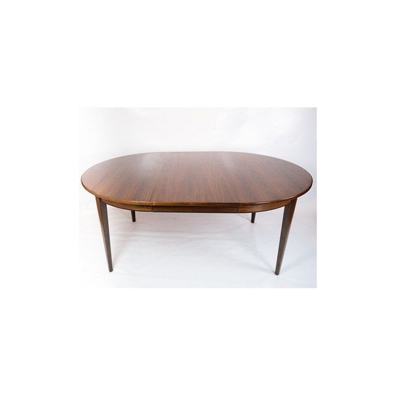 Image 1 of Table de salle à manger vintage en bois de rose par Omann Junior 1960s