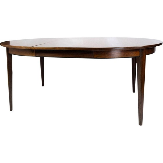 Image 1 of Table de salle à manger vintage en bois de rose par Omann Junior 1960s