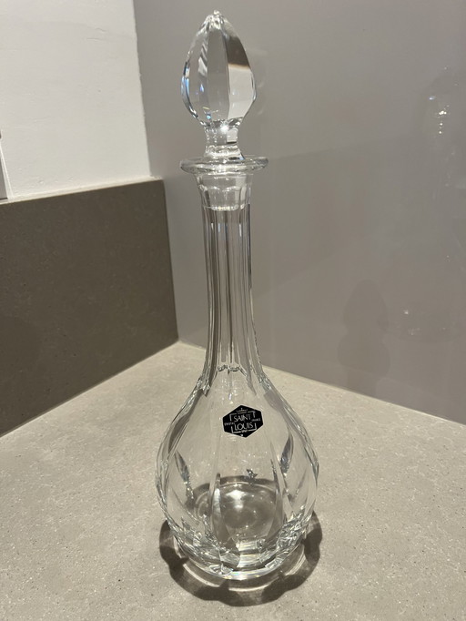 Carafe en cristal Saint Louis (lot de deux)