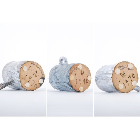 Image 1 of Ensemble de 3 céramiques vintage de Lene Nielsen, 1970