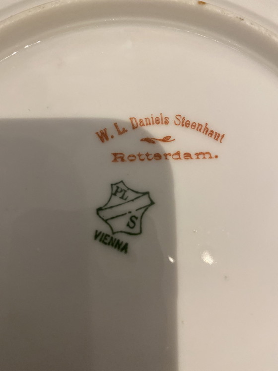 Image 1 of Alt Wien 5 Assiettes en porcelaine Art Nouveau Vers 1901