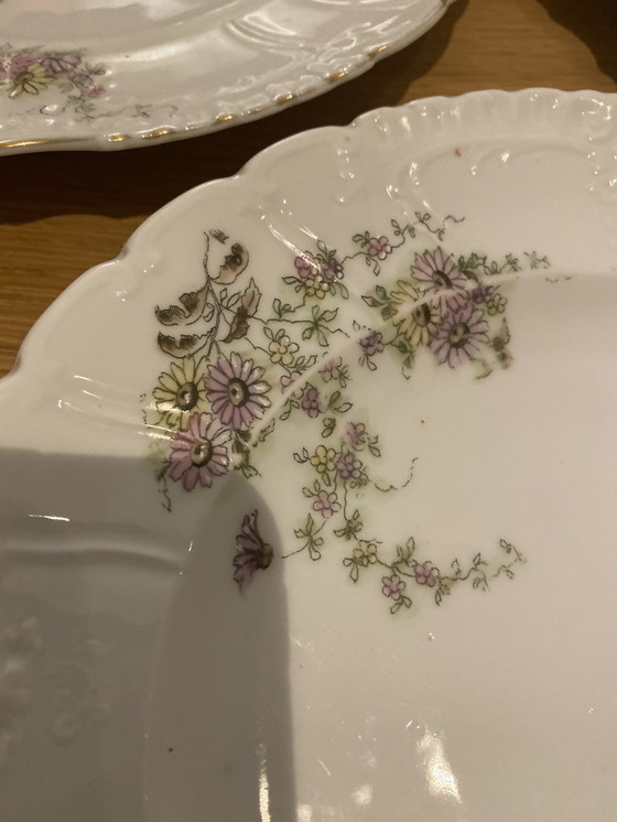 Image 1 of Alt Wien 5 Assiettes en porcelaine Art Nouveau Vers 1901