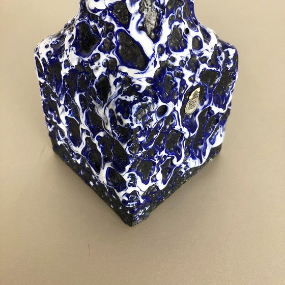 Image 1 of Vase en poterie vintage Fat Lava par Es Keramik