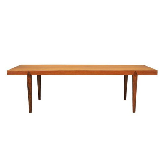 Image 1 of Table basse en teck, design danois, années 1970, fabricant : Severin Hansen