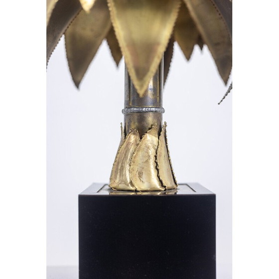 Image 1 of Lampe palmier vintage en laiton doré pour La Maison Jansen, France 1970