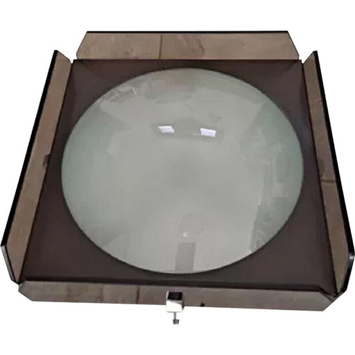 Plafonnier vintage en verre de Murano par Fontana Arte pour Veca, 1960s