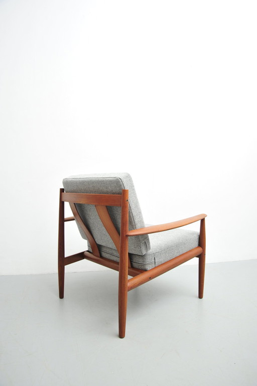 Lounge Chair en teck de Grete Jalk pour France & Daverkosen