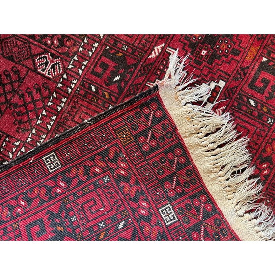 Image 1 of Tapis vintage en laine nouée à la main, Afghanistan 1970
