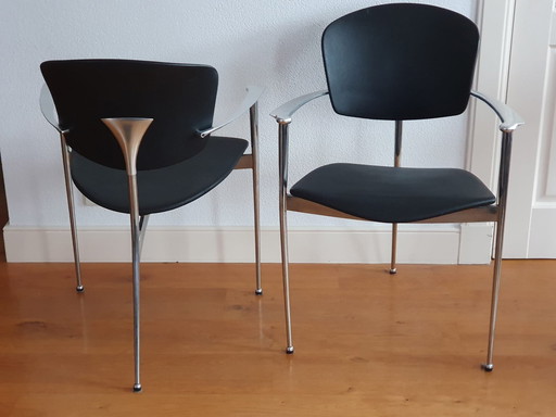 4x Andreu World Chair By Josep Llusca